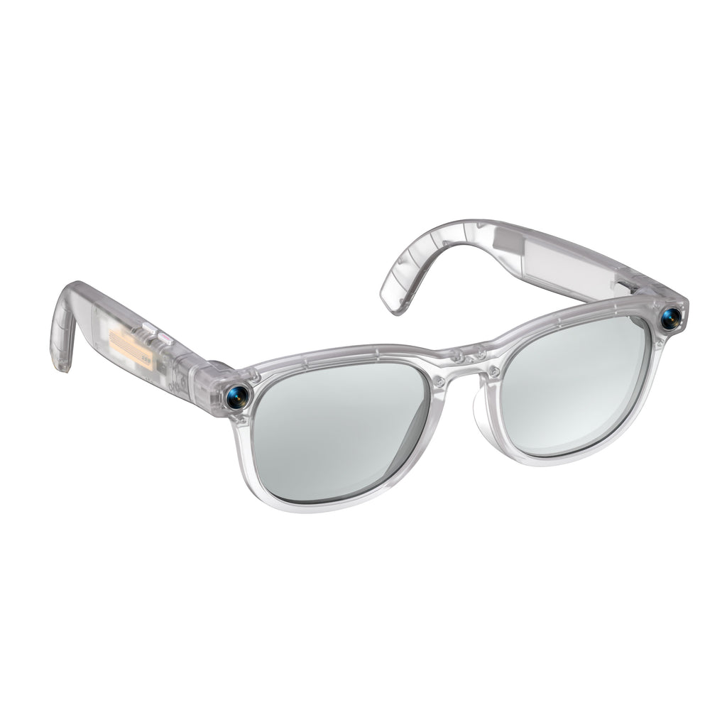 AI Smart Glasses with Camera,8MP HD 1080P Camera Glasses ,Video Recording Glasses[Clear]