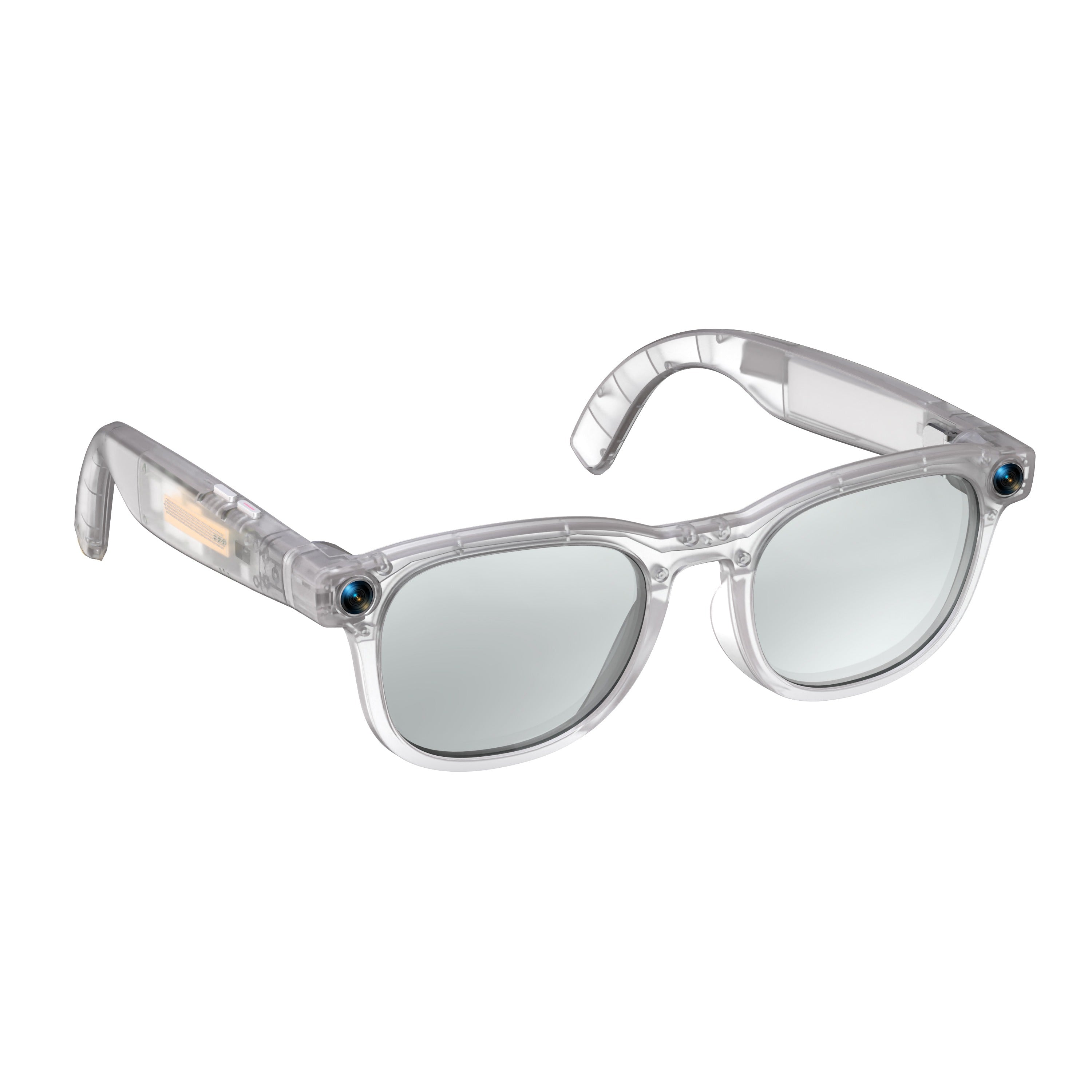 AI Smart Glasses with Camera,8MP HD 1080P Camera Glasses ,Video Recording Glasses[Clear]